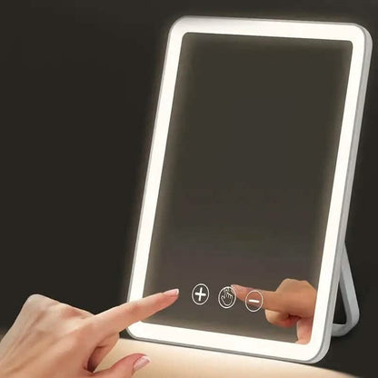 Rechargeable Travel Makeup Mirror with Led Lights DailySale
