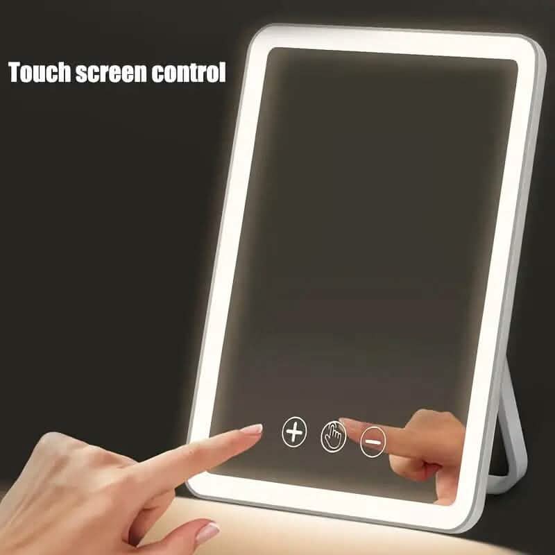 Rechargeable Travel Makeup Mirror with Led Lights DailySale
