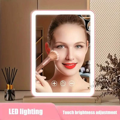 Rechargeable Travel Makeup Mirror with Led Lights DailySale