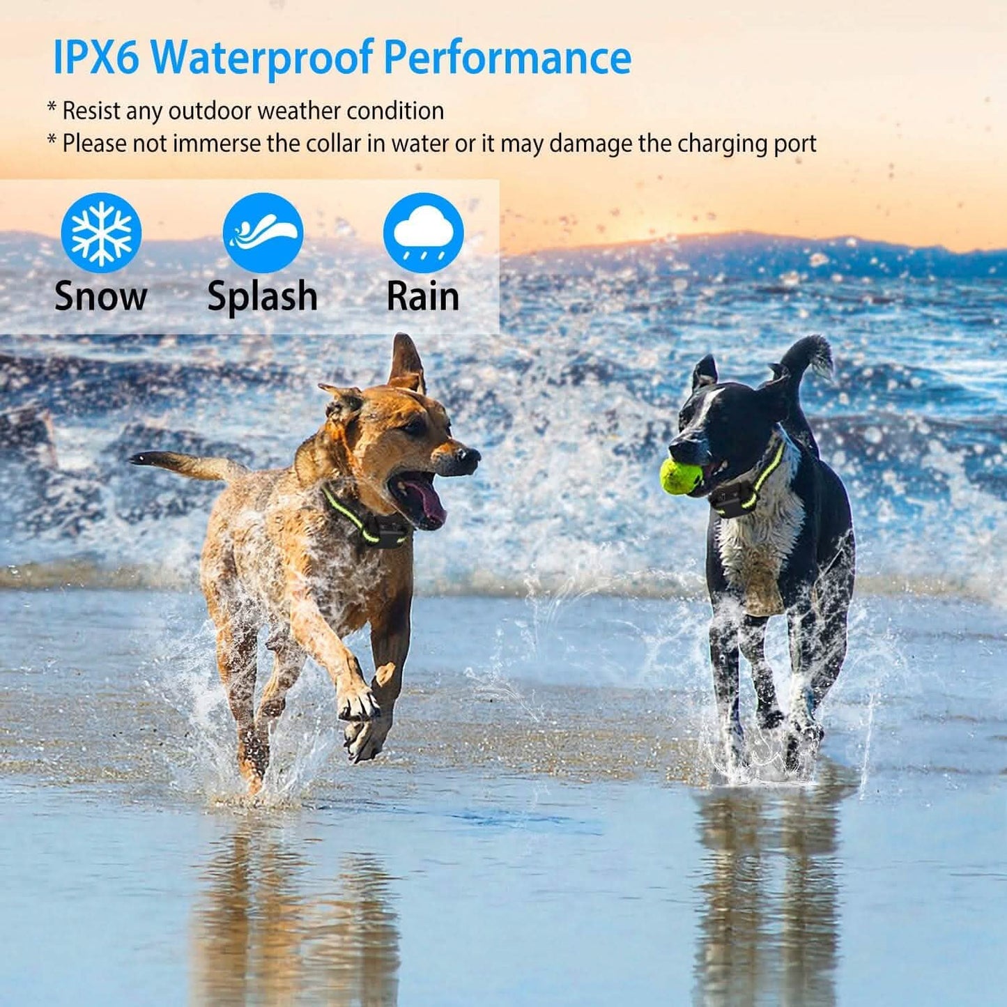 Rechargeable Waterproof Beep Vibration Static Stimulation Bark Stopper DailySale
