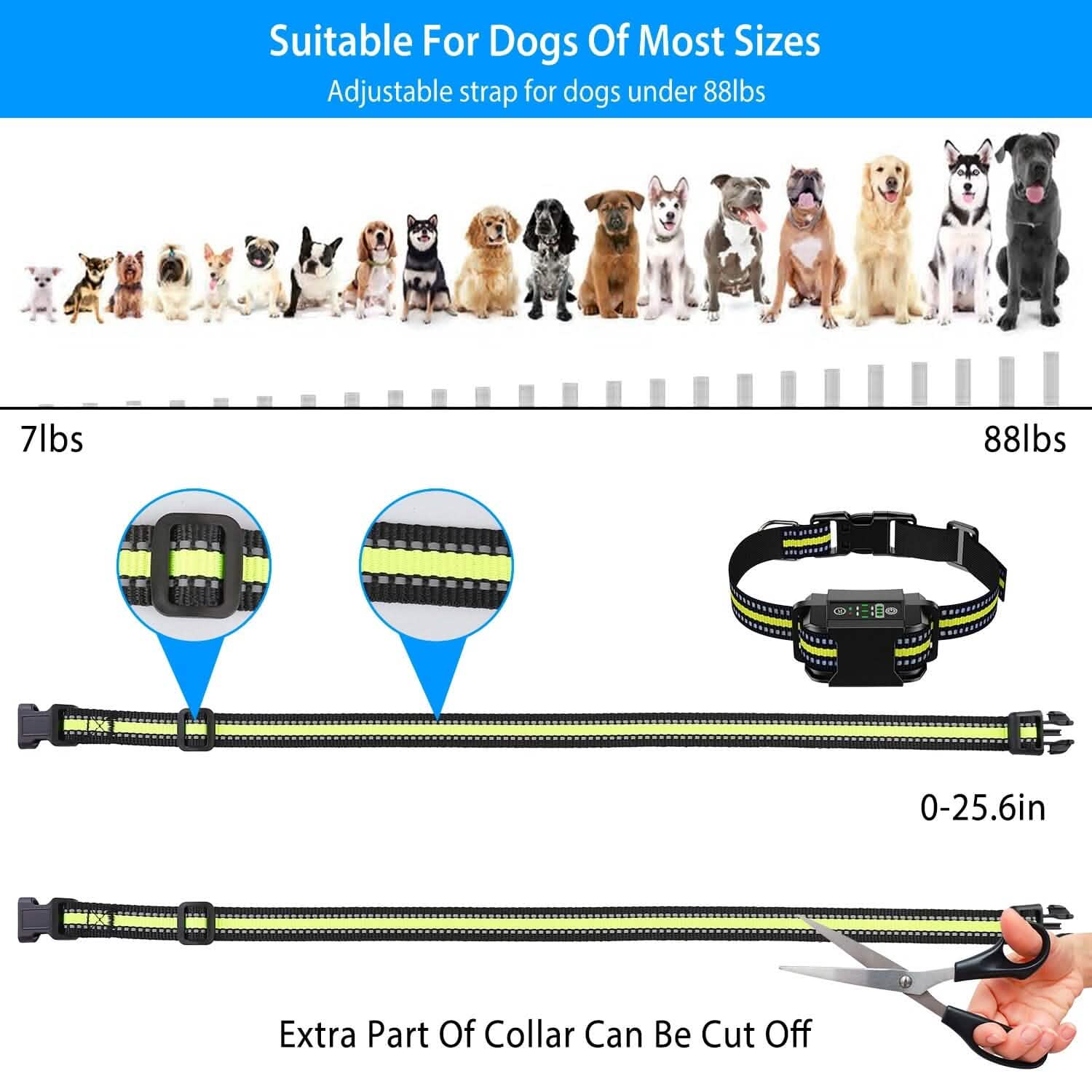 Rechargeable Waterproof Beep Vibration Static Stimulation Bark Stopper DailySale