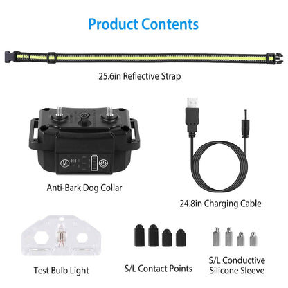 Rechargeable Waterproof Beep Vibration Static Stimulation Bark Stopper DailySale