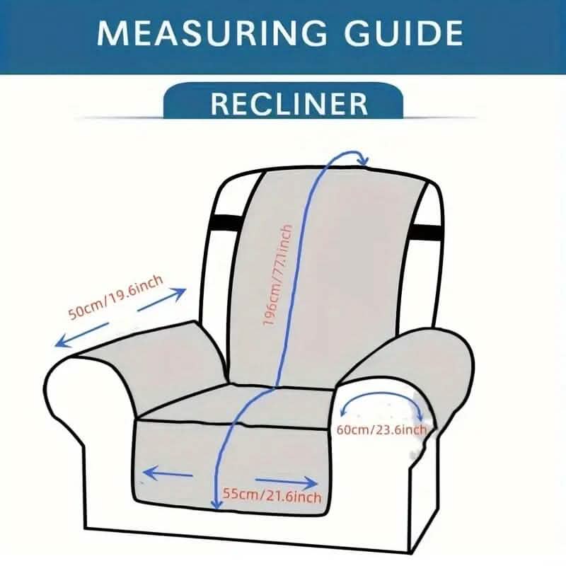 Recliner Sofa Cover Single Chair Non-Slip Slipcover Armchair Furniture Protector Cover DailySale