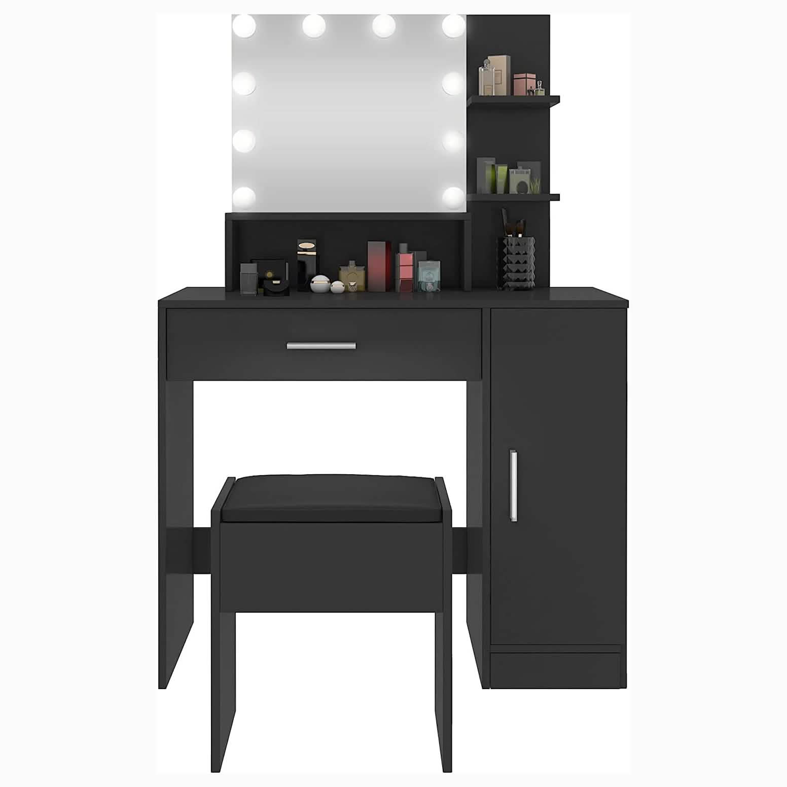 Rectangular Makeup Table with Mirror DailySale