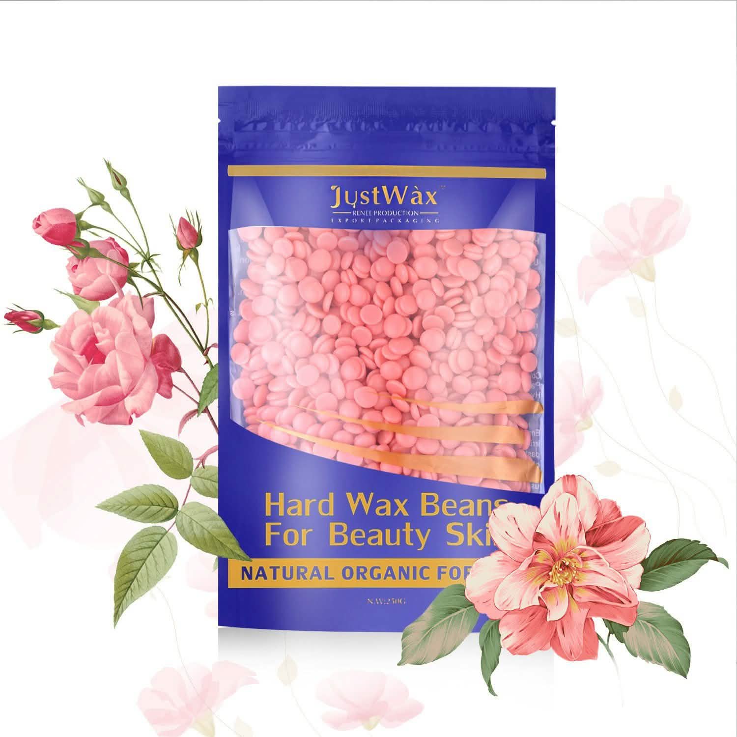 Red Hard Wax Beans Hair Removal Painless Warmer Waxing Beans Natural Pearl DailySale