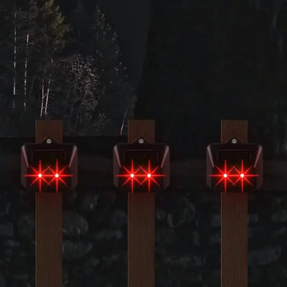 Red LED Light Waterproof Predator Repellent for Gardens DailySale