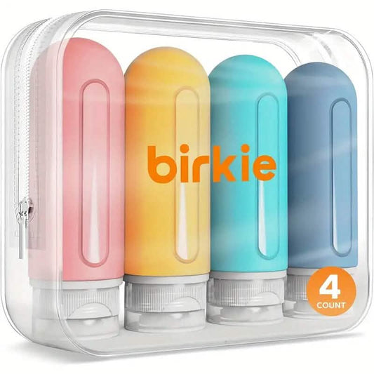 Refillable Silicone Travel Bottles for Toiletries DailySale