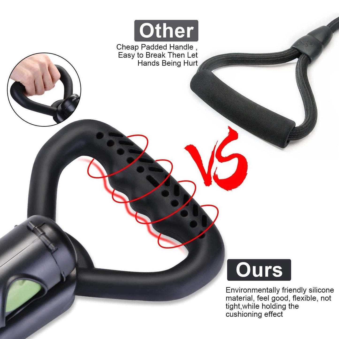 Reflective Durable 2-in-1 Dog Leash 5ft Hands-Free Waste Bag Dispenser DailySale
