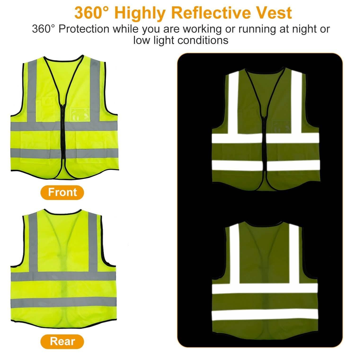 Reflective Safety Vest High Visible Waistcoat DailySale