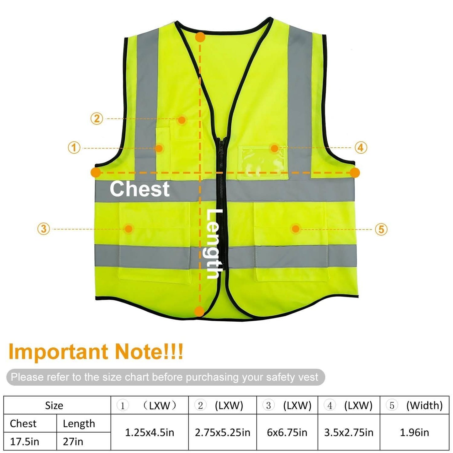 Reflective Safety Vest High Visible Waistcoat DailySale