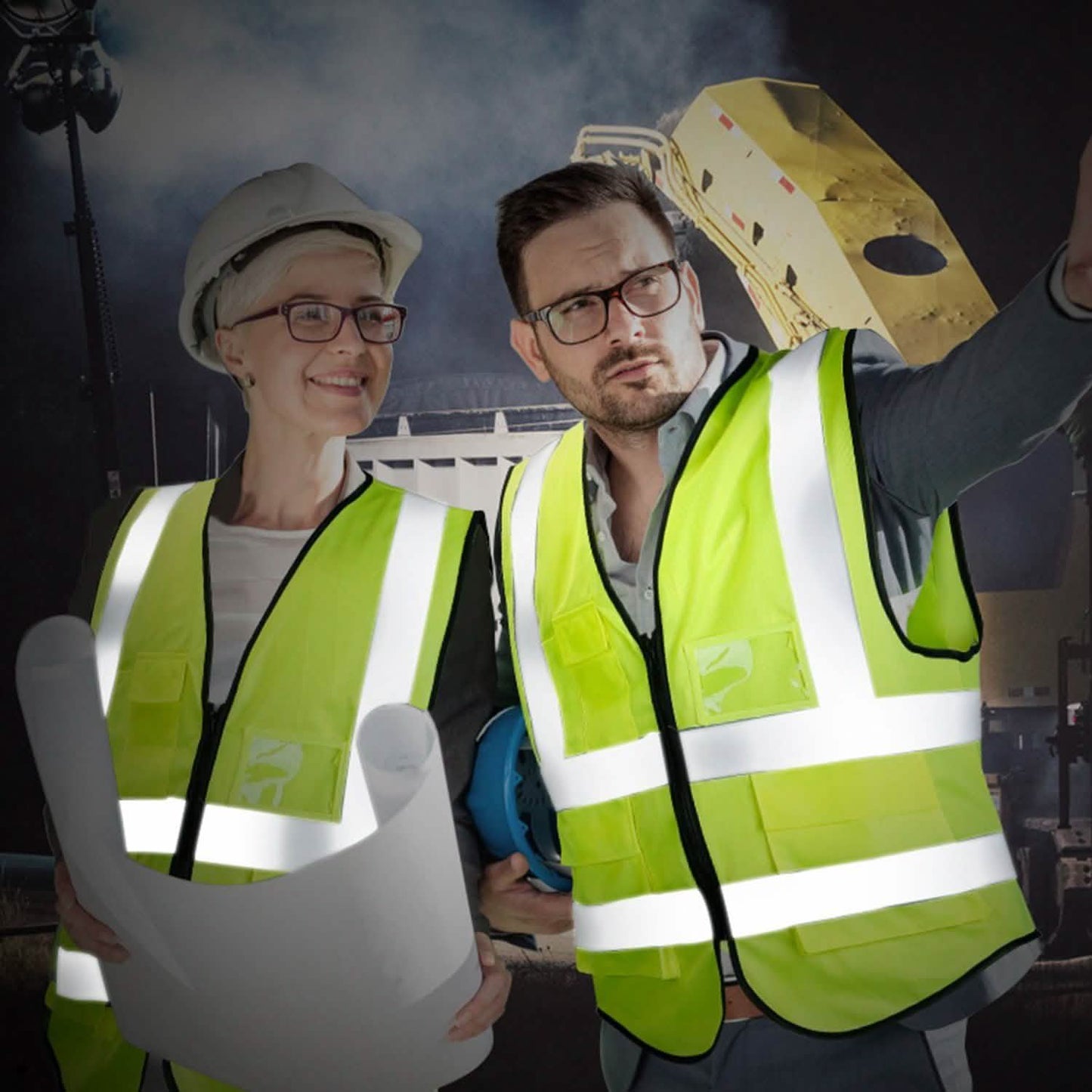 Reflective Safety Vest High Visible Waistcoat DailySale