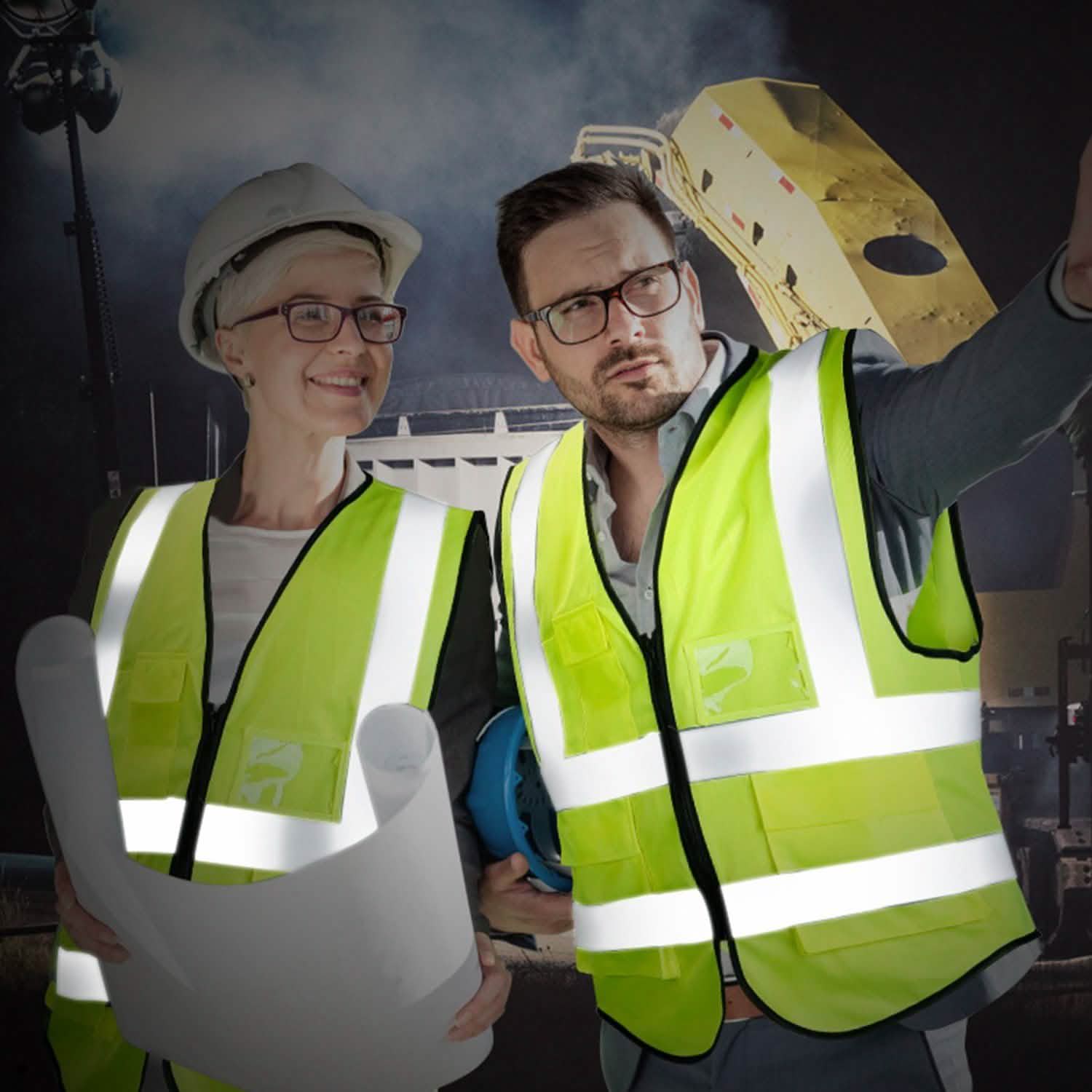 Reflective Safety Vest High Visible Waistcoat DailySale