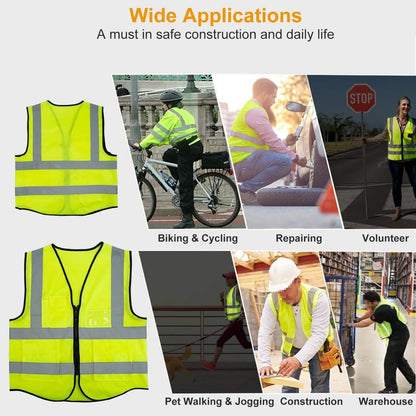 Reflective Safety Vest High Visible Waistcoat DailySale