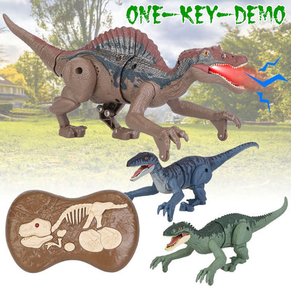 Remote Control Dinosaur with 3D Eye Roaring Sounds for 3-12 Years Old DailySale