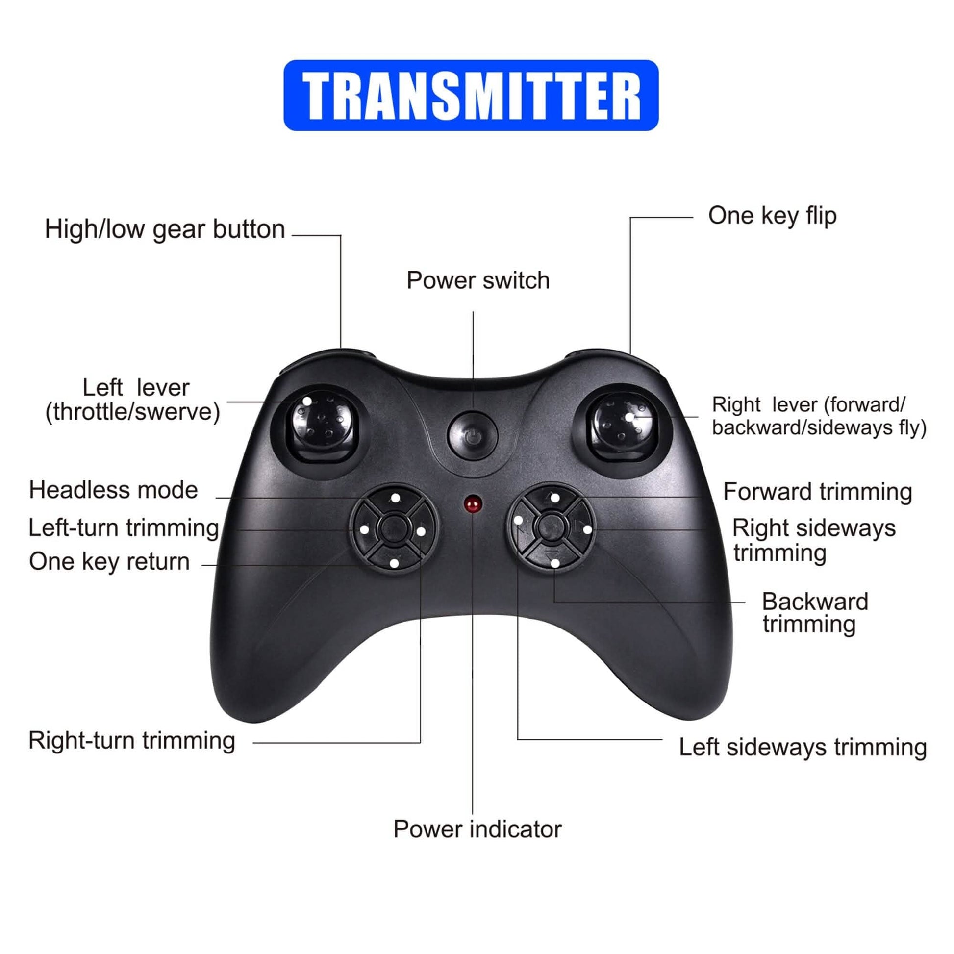 Remote Control Spider Quadcopter Toy Drone DailySale