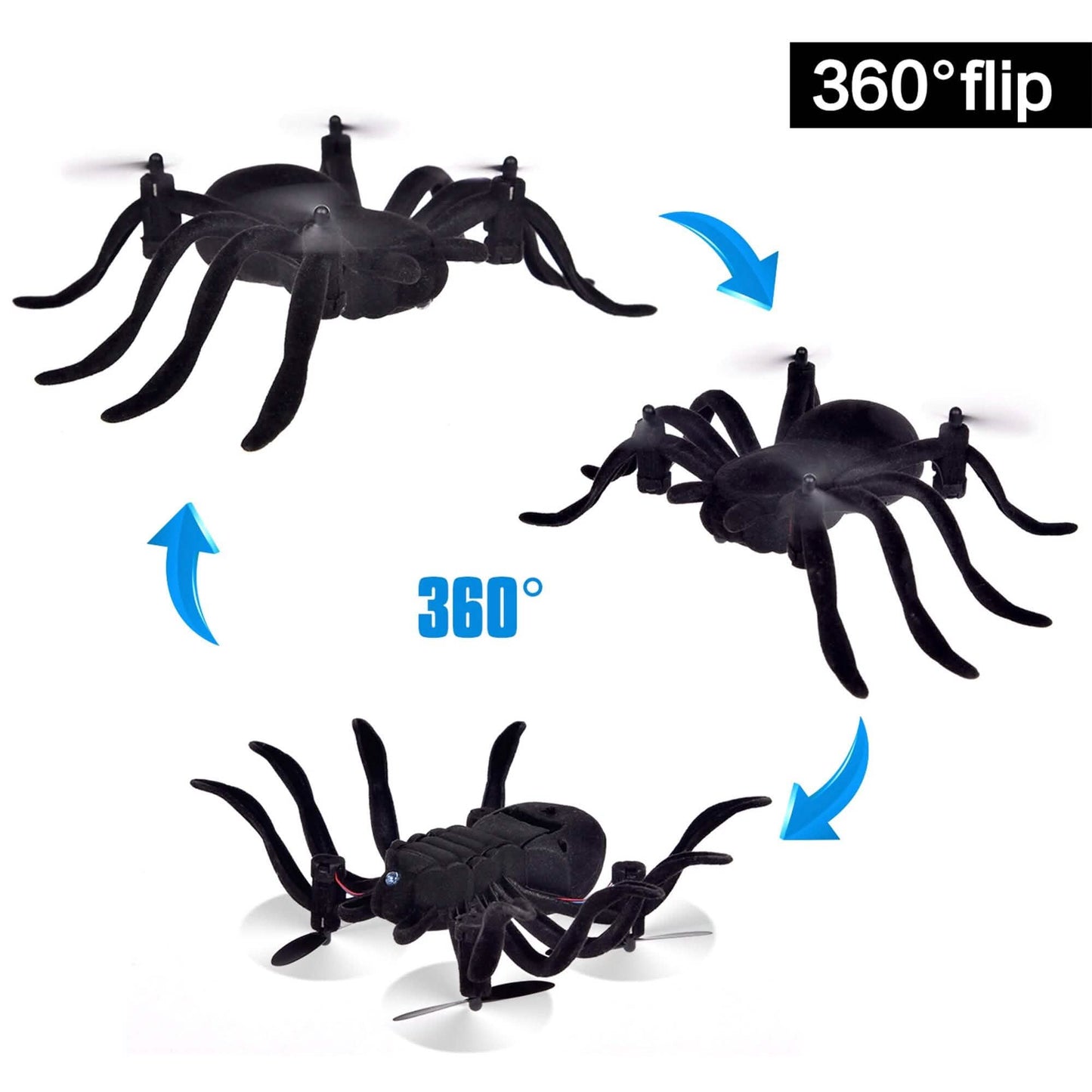 Remote Control Spider Quadcopter Toy Drone DailySale