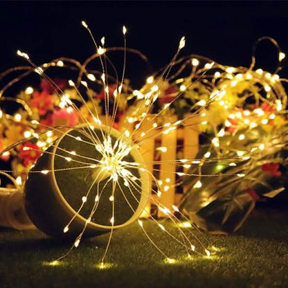 Remote Control Waterproof Christmas Fireworks LED String Lights DailySale