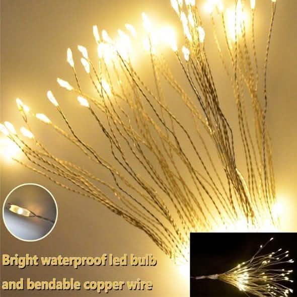 Remote Control Waterproof Christmas Fireworks LED String Lights DailySale