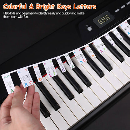 Removable PVC Piano Keyboard Stickers DailySale