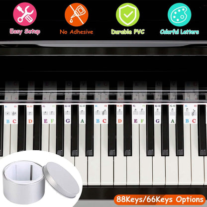 Removable PVC Piano Keyboard Stickers DailySale