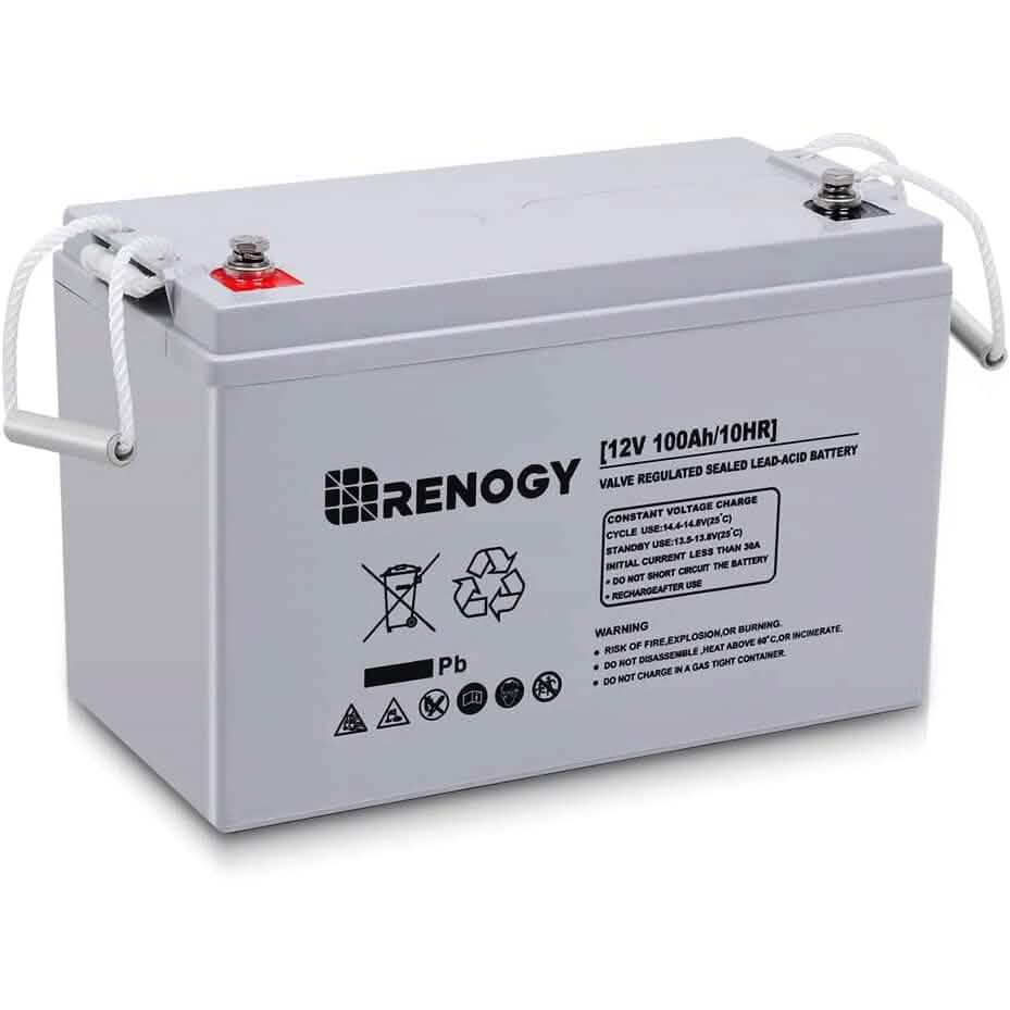 Renogy Deep Cycle AGM 12 Volt 100Ah Battery  (Refurbished) DailySale