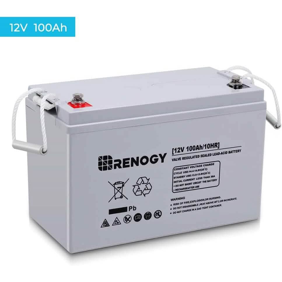 Renogy Deep Cycle AGM 12 Volt 100Ah Battery  (Refurbished) DailySale