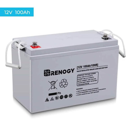Renogy Deep Cycle AGM 12 Volt 100Ah Battery  (Refurbished) DailySale