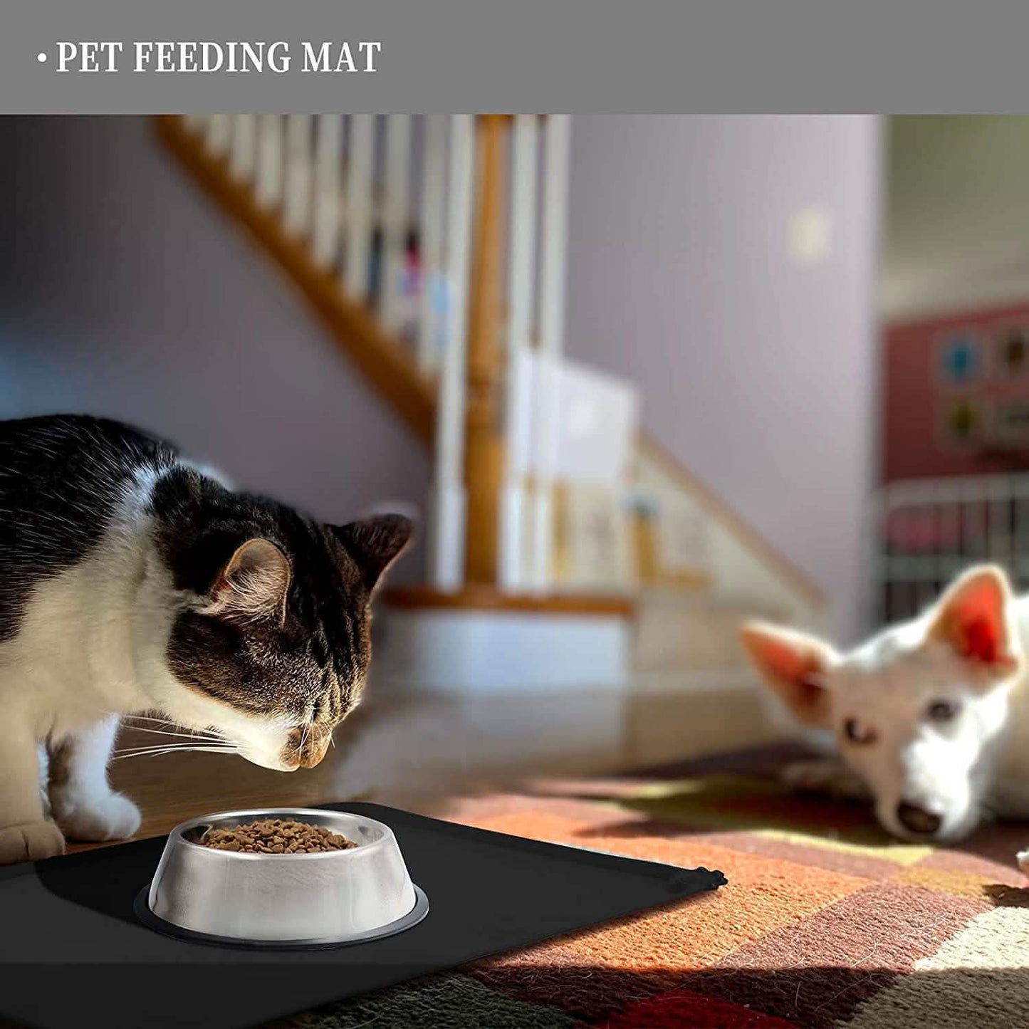Reopet Silicone Dog Cat Bowl Mat Non-Stick Food Pad DailySale