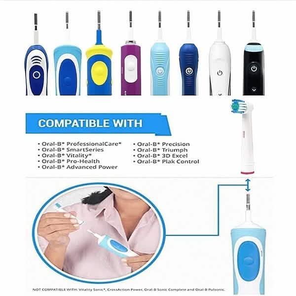 Replacement Electric Toothbrush Head for Oral-B DailySale