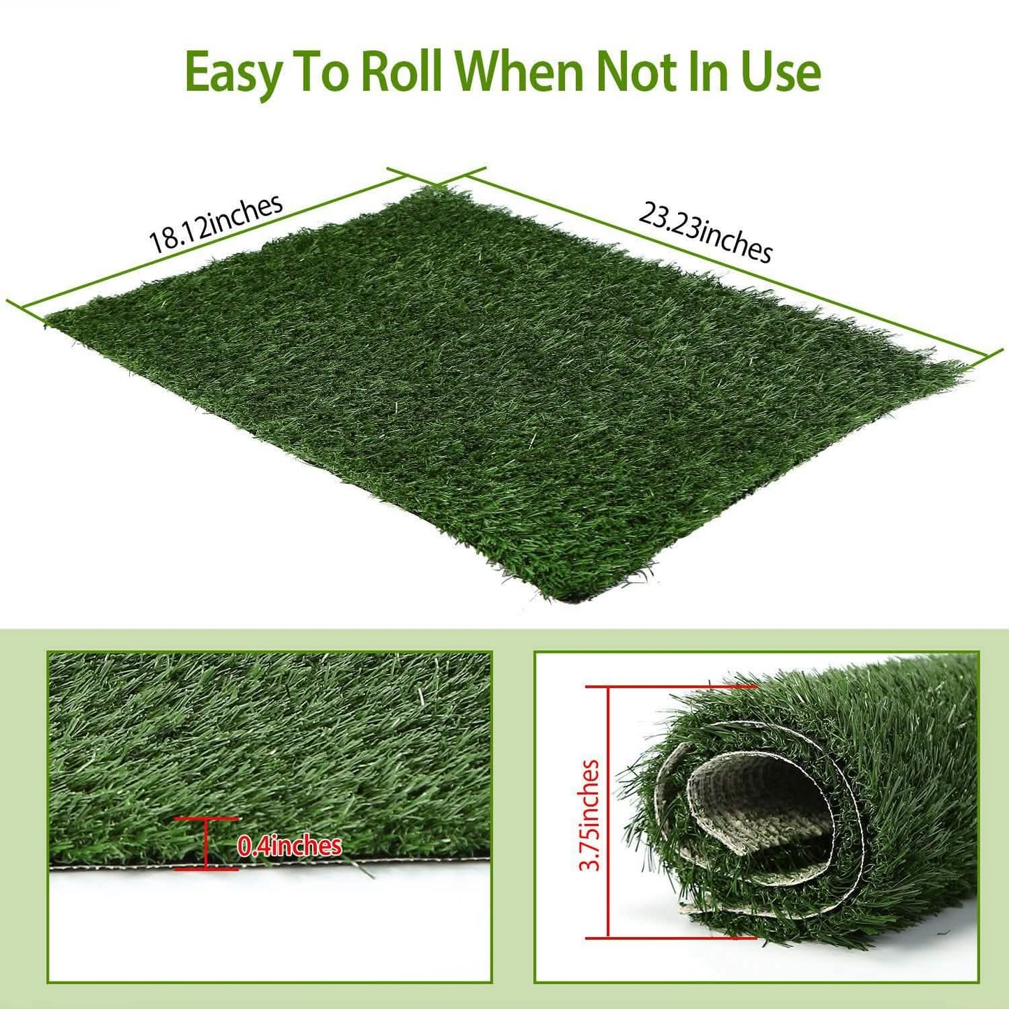 Replacement Grass Mat for Pet Potty Tray DailySale