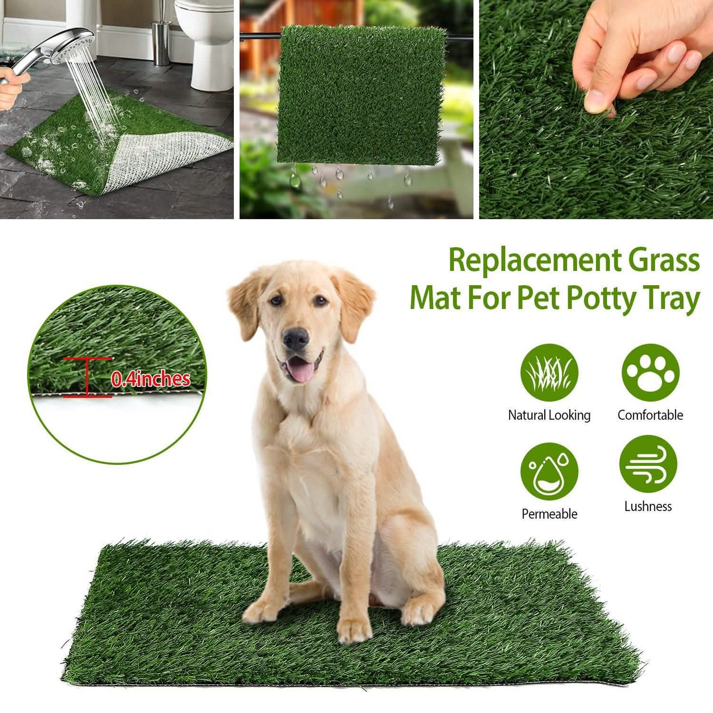 Replacement Grass Mat for Pet Potty Tray DailySale