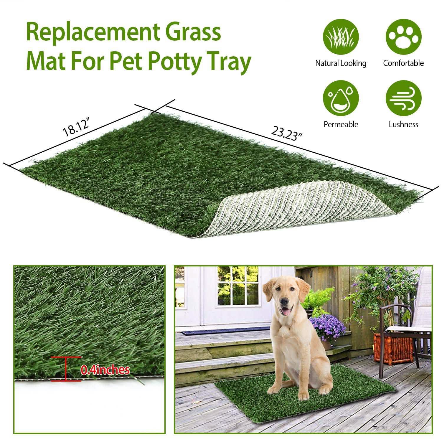 Replacement Grass Mat for Pet Potty Tray DailySale