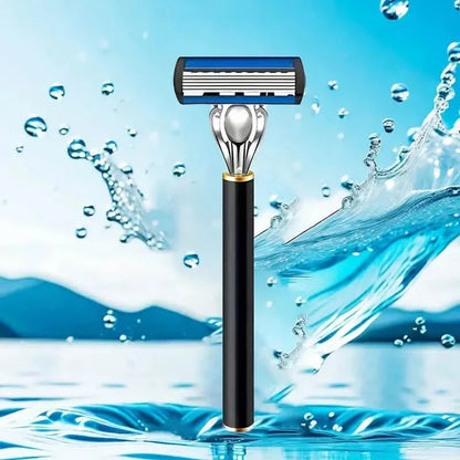 Replacement Razor Blades Safety Shaver Set with Anti-Slip Metal Handle with 1 Razor + 36 Blades DailySale