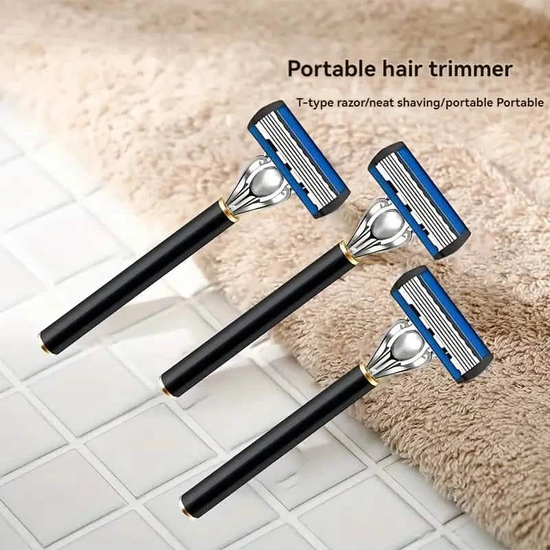 Replacement Razor Blades Safety Shaver Set with Anti-Slip Metal Handle with 1 Razor + 36 Blades DailySale