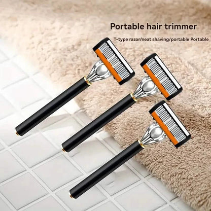 Replacement Razor Blades Safety Shaver Set with Anti-Slip Metal Handle with 1 Razor + 36 Blades DailySale