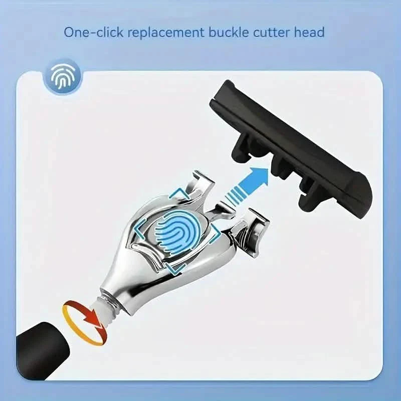 Replacement Razor Blades Safety Shaver Set with Anti-Slip Metal Handle with 1 Razor + 36 Blades DailySale