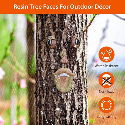 Resin Old Man Tree Hugger Bark DailySale