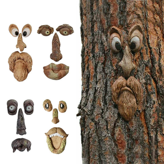 Resin Old Man Tree Hugger Bark DailySale