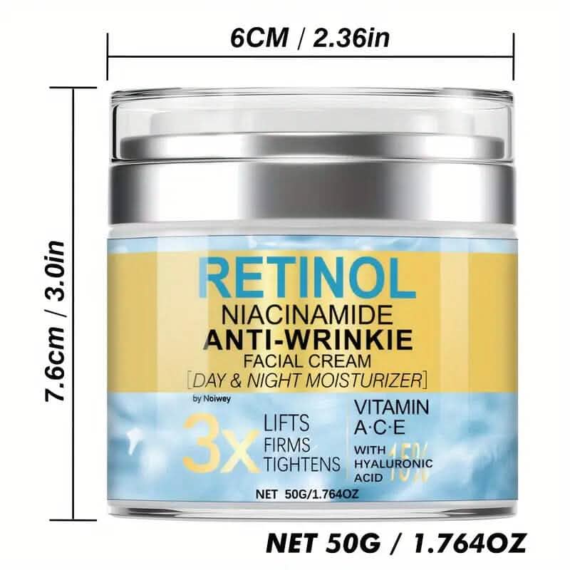 Retinol and Collagen Face Cream 1.764oz Anti-Wrinkle and Lifting with Vitamin E, Niacinamide DailySale