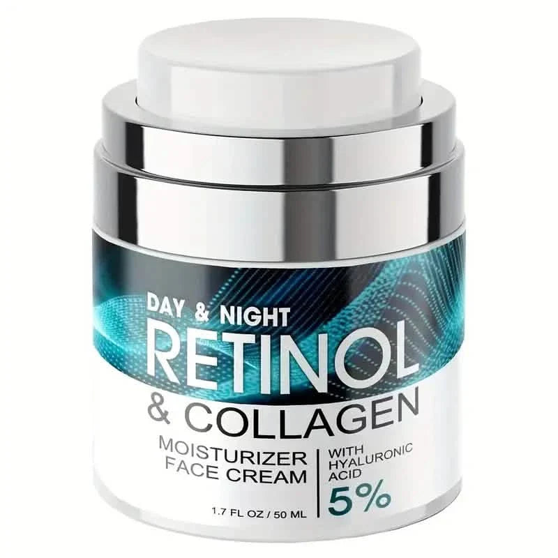 Retinol Moisturizing Cream With Collagen, Hyaluronic Acid, Vitamin C+E, Soothes Dry Skin DailySale
