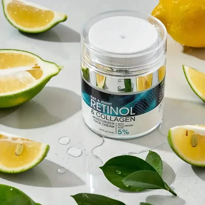 Retinol Moisturizing Cream With Collagen, Hyaluronic Acid, Vitamin C+E, Soothes Dry Skin DailySale