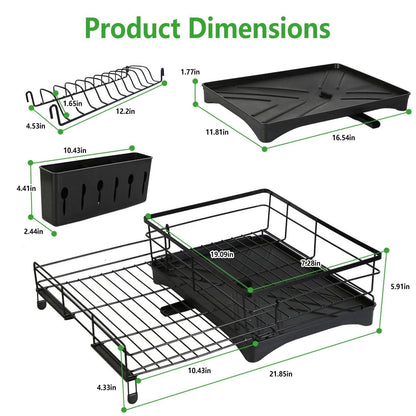 Retractable Dish Drying Rack DailySale
