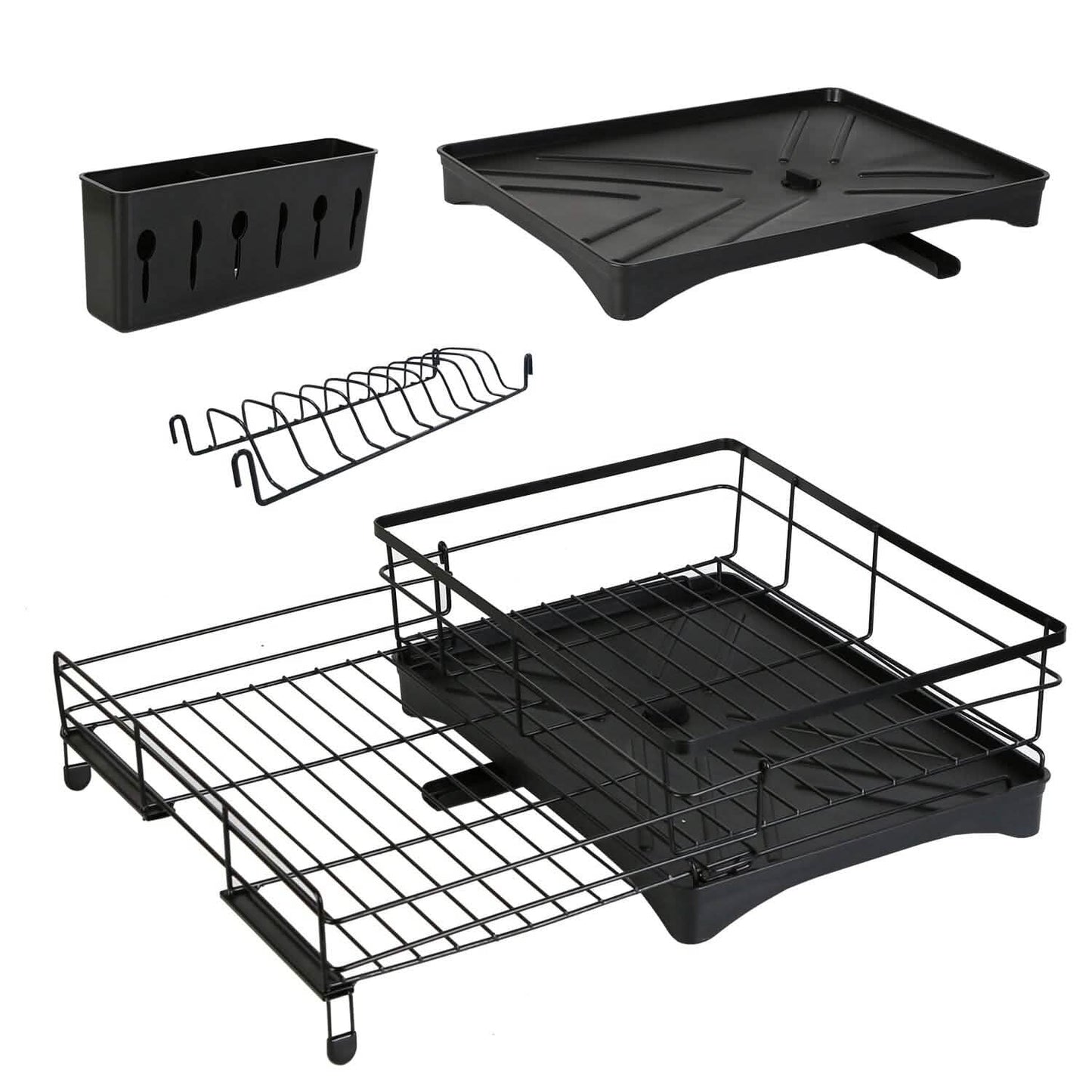Retractable Dish Drying Rack DailySale