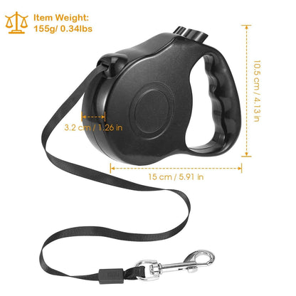 Retractable Dog Leash 16ft Extendable Range Heavy Duty Dog Walking Leash DailySale