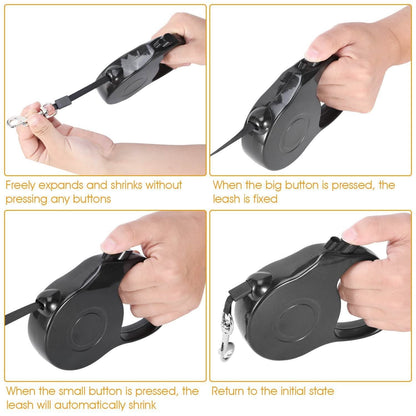 Retractable Dog Leash 16ft Extendable Range Heavy Duty Dog Walking Leash DailySale