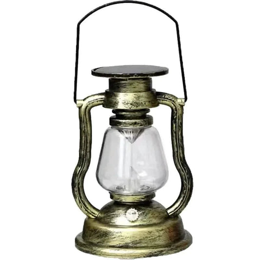 Retro Kerosene Lamp LED Horse Lantern Outdoor Waterproof Portable Rechargeable Solar Powered Flame Light DailySale