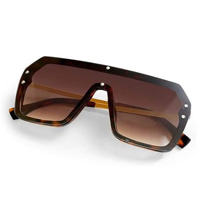 Retro Oversized Shield Square Sunglasses DailySale