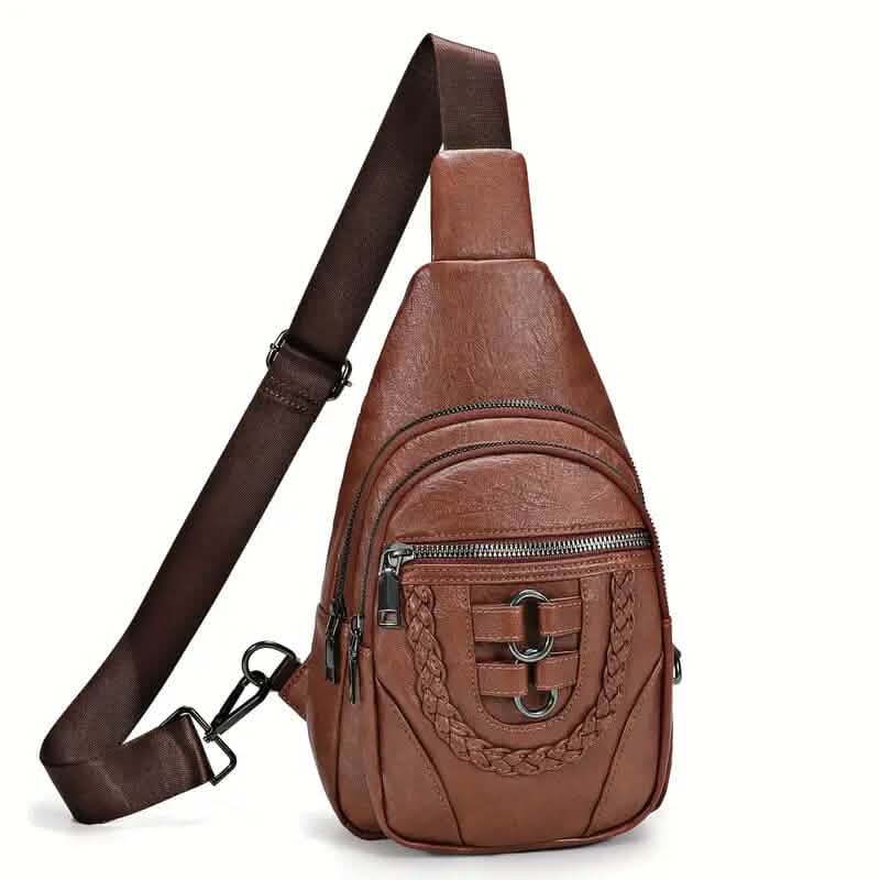 Retro PU Leather Crossbody Bag DailySale