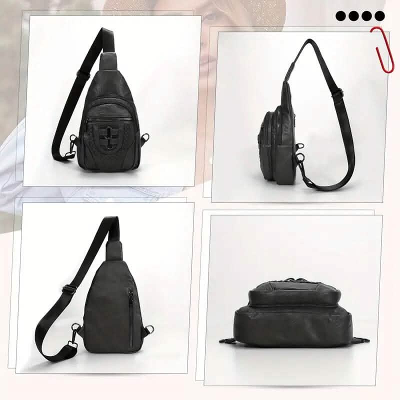 Retro PU Leather Crossbody Bag DailySale