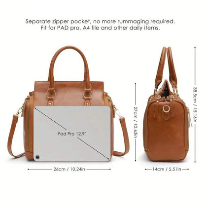 Retro PU Leather Handbag with Multi Card Slot DailySale